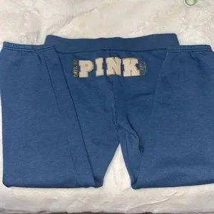 Pantalon De Sport Victoria's Secret PINK - Taille XS, Rose, Avec Cordon Et Fermeture éclair, Occasion Excellent état